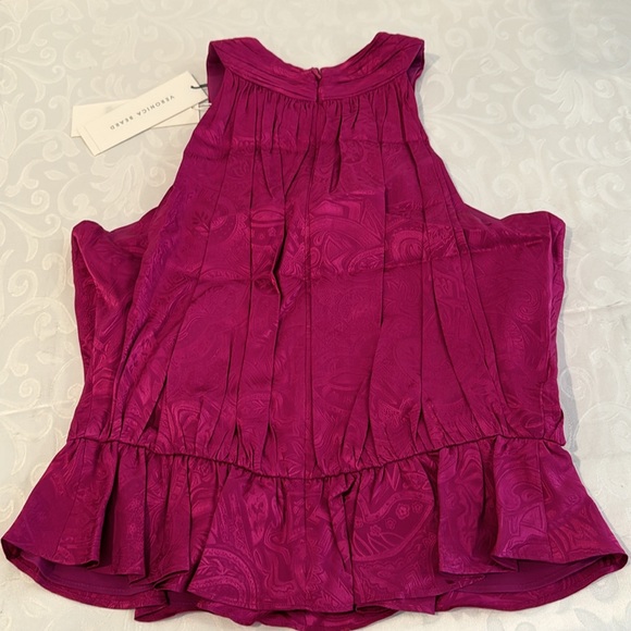 Veronica Beard Kailani Silk Blend Crop Top. Size 8 - Picture 8 of 11